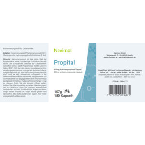 Propital 180 Tabletten Etiketten